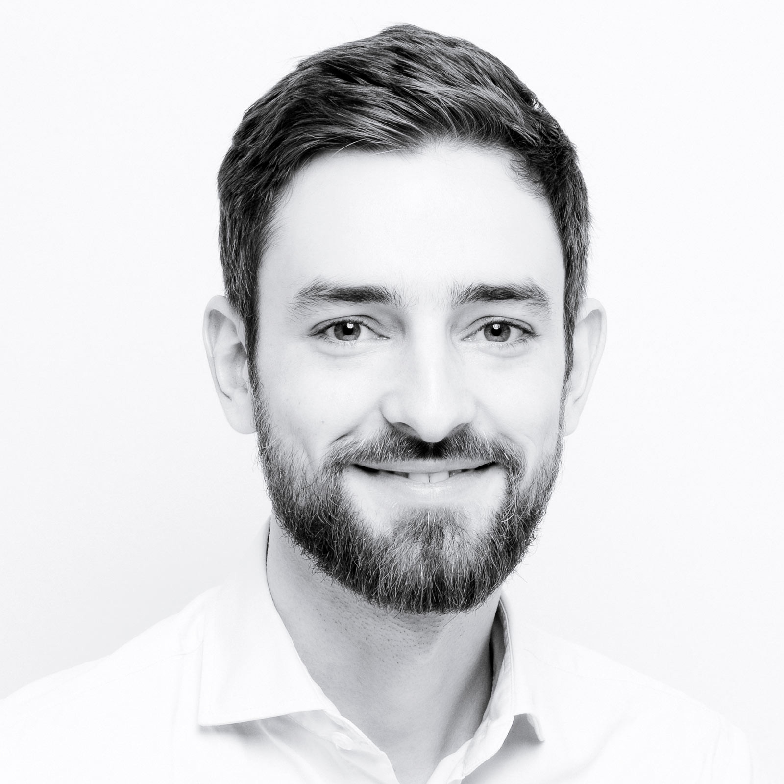 Portrait corporate noir blanc